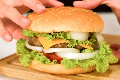 Hamburger Stock Photos