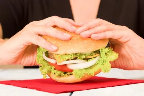 Hamburger Stock Photos