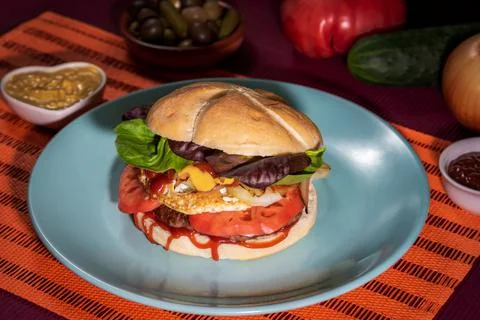 Hamburger Stock Photos