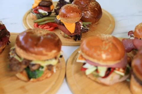 Hamburger Foto stock