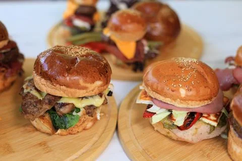 Hamburger Foto stock