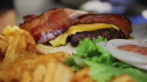 Hamburger Preparation Stock Footage 242776410