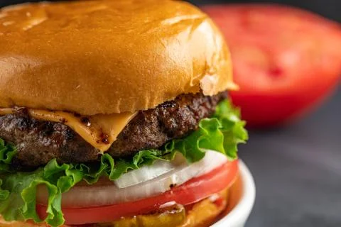 Hamburger sandwich  Stock Photos