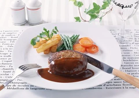 Hamburger Steak Stock Photos
