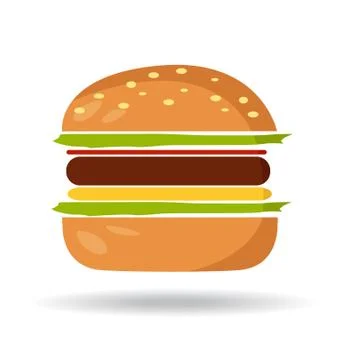 Hamburger symbol Stock Illustration