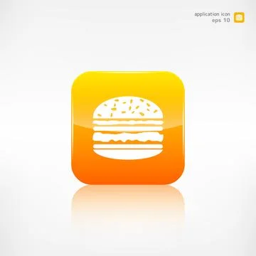 Hamburger web icon. Application button. 스톡 일러스트