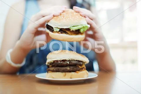Hamburgers Stock Photos