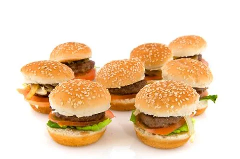 Hamburgers Stock Photos