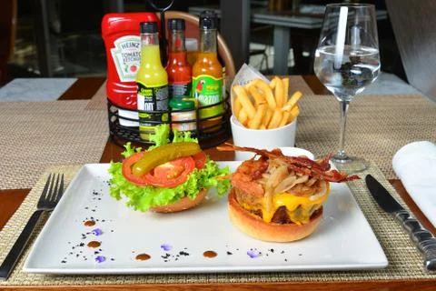 Hamburguesa marriot Stock Photos