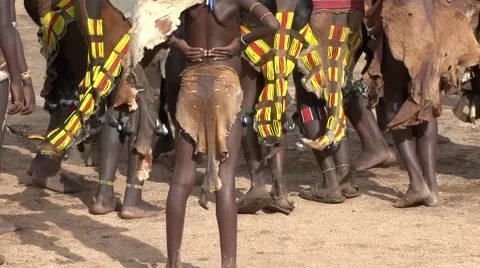 Bashada Tribe Woman Whipped During A Bull Jumping Ceremony, Dimeka