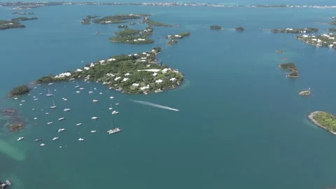 Hamilton Harbor in Bermuda Stock-Footage 313843086