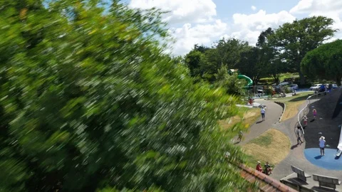 Hamilton Park (Drone) Stock Footage 86834933