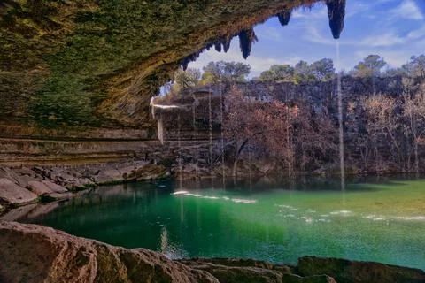 Hamilton pool preserve Foto stock