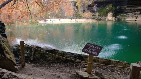 Hamilton Pool Preserve, Texas Video stock 122151928