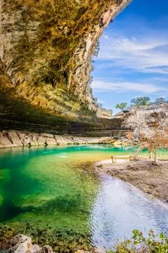 Hamilton Pool in Texas Stock Photos