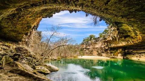 Hamilton Pool Texas Stock Photos