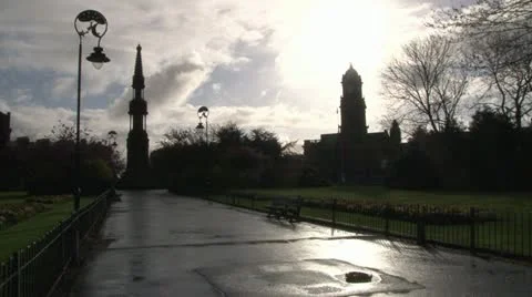 Hamilton Square Stock Footage 11527904