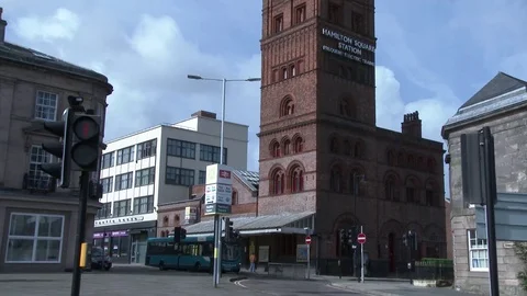 Hamilton Square Station Video stock 79815054