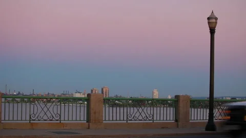 Hamilton York Boulevard High Level Bridge Stock Footage 234078957
