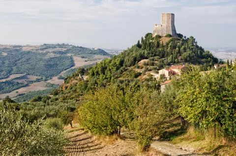 Hamlet - Rocca d'Orcia Stock Photos