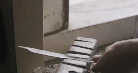 Hammer on anchor Stock Footage 141362146