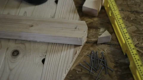 Hammer and nail project Stock-Footage 11448755