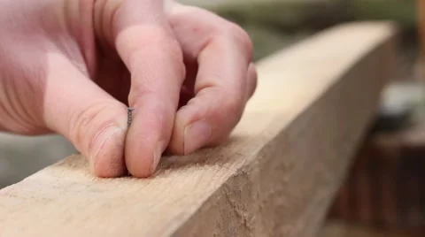 Hammer And Nails 스톡 동영상 47201649