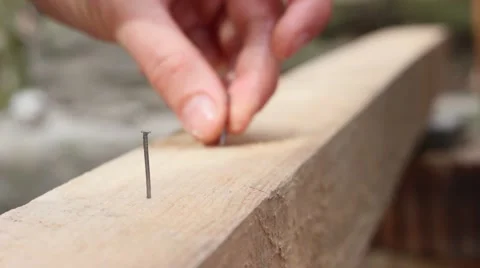 Hammer And Nails 스톡 동영상 47201712