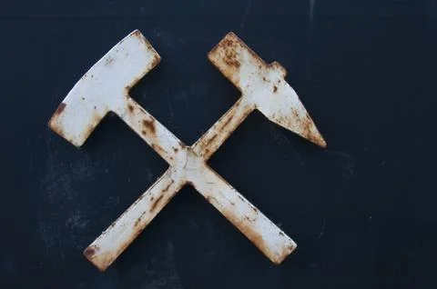 Hammer and pick Stock Photos