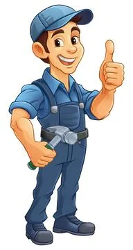 Hammer Carpenter Construction Builder Handyman イラスト素材