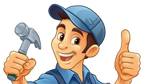 Hammer Carpenter Construction Builder Handyman Stock Illustration