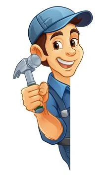 Hammer Carpenter Construction Builder Handyman Stock Illustration