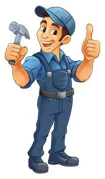 Hammer Carpenter Construction Builder Handyman Stock Illustration