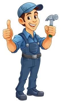 Hammer Carpenter Construction Builder Handyman Stock Illustration