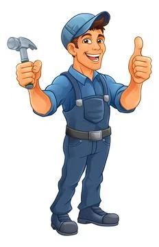 Hammer Carpenter Construction Builder Handyman Stock Illustration