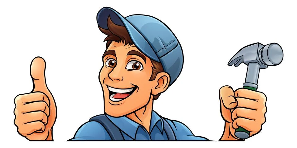 Hammer Carpenter Construction Builder Handyman Stock Illustration