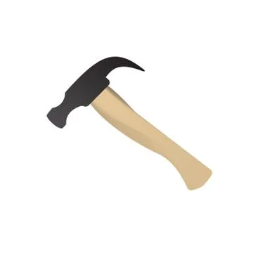 Hammer for construction. Stock Illustration