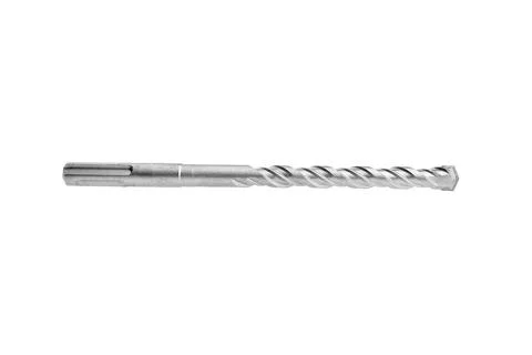 Hammer drill bit isolated on white background Stock Photos