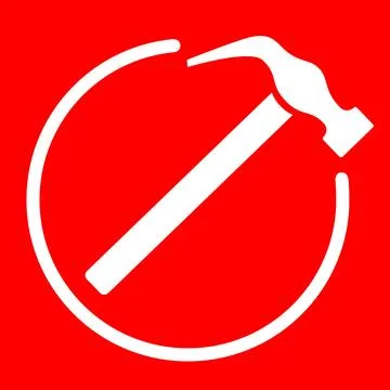 Hammer icon Stock Illustration