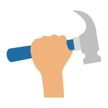 Hammer icon. Under construction design. Vector graphic Stock Illustration