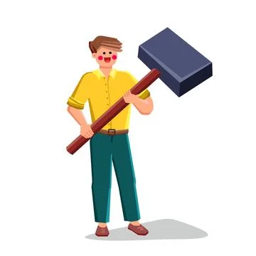 Hammer instrument vector Stock Illustration
