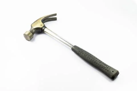Hammer isolated on white background 스톡 사진