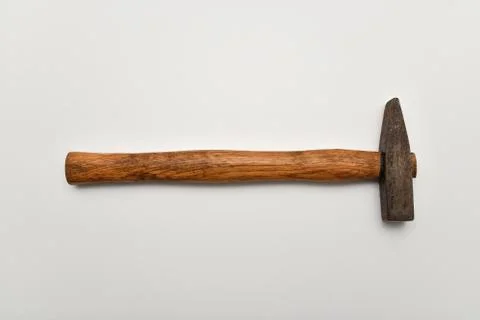 Hammer isolated on white background Foto stock