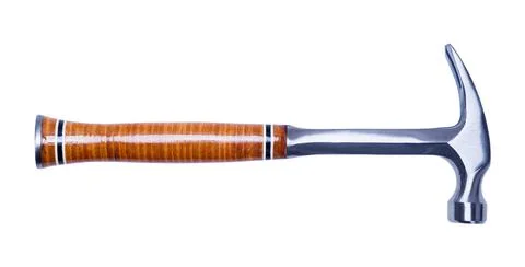 Hammer With Leather Grip Stock Photos