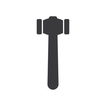 Hammer logo icon Stock Illustration