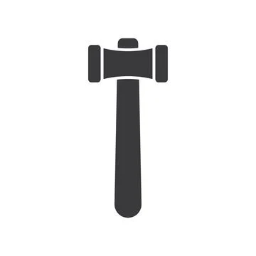 Hammer logo icon 스톡 일러스트