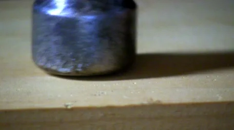 Hammer &amp; Nail; 4 Stock Footage 10599764