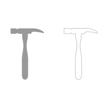 Hammer  set  icon . Stock Illustration