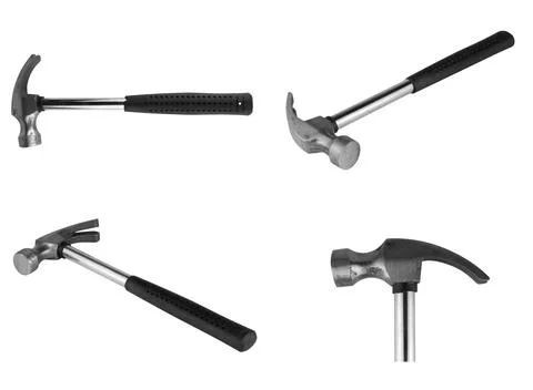 Hammer set isolated on white background Stock Photos