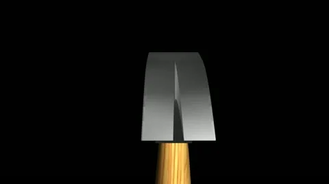 Hammer Shatter Transition HD Stock Footage 10870462